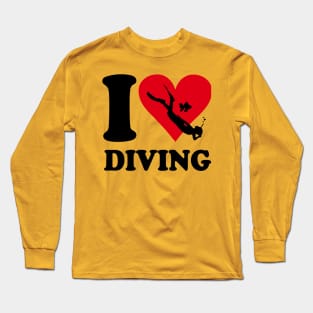 Love diving Long Sleeve T-Shirt